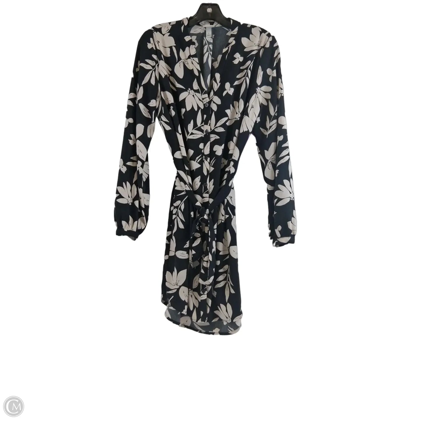 Dress Casual Midi By A New Day In Black & Cream, Size: S