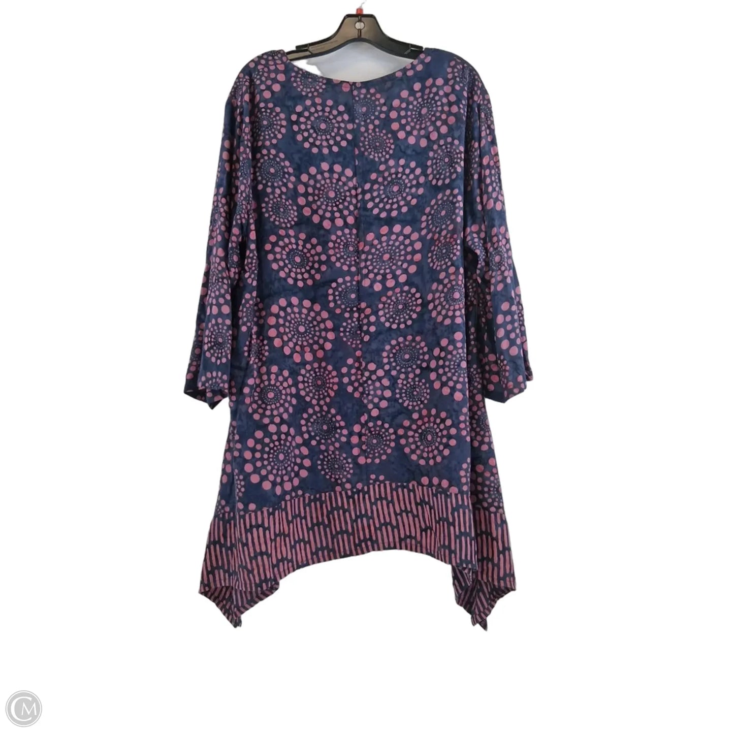 Dress Casual Short By Soft Surroundings In Blue & Pink, Size: L
