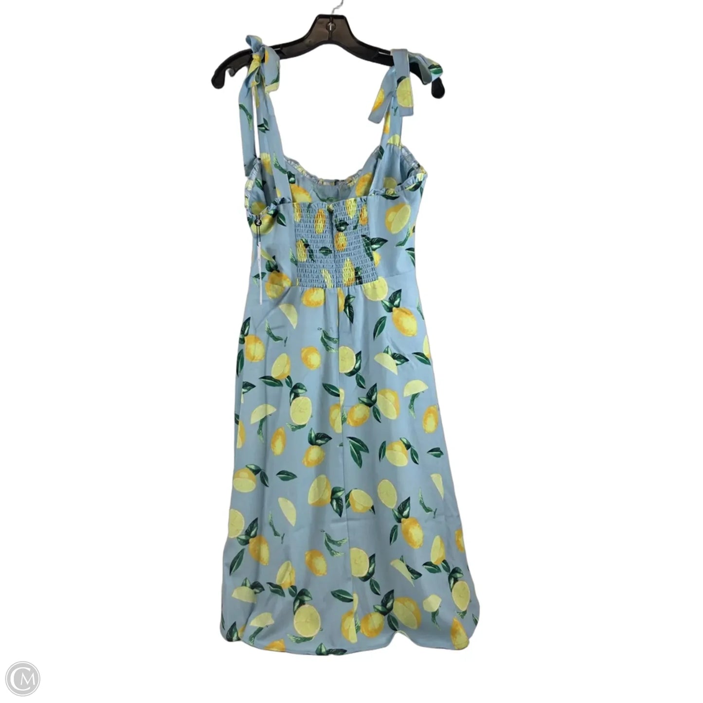 Dress Casual Midi By Juicy Couture In Blue & Yellow, Size: M