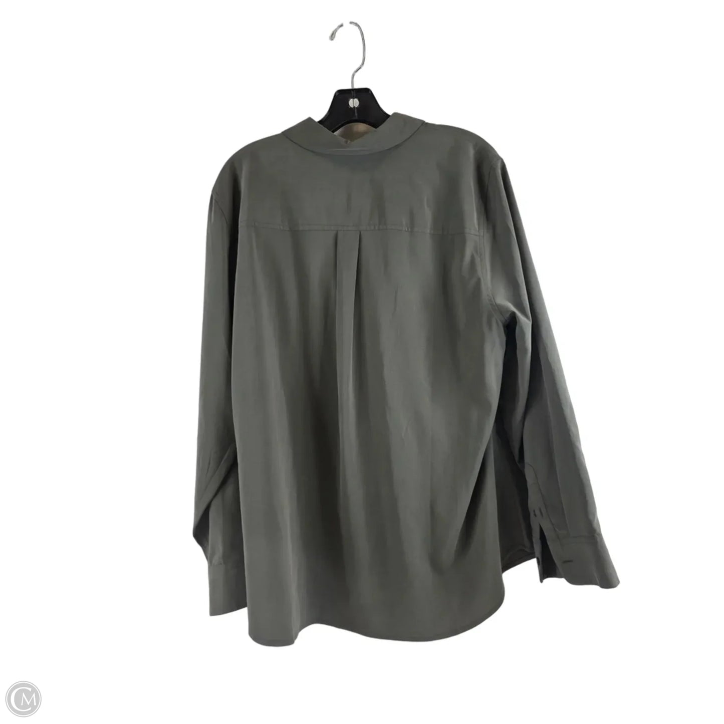 Top Long Sleeve By Chicos In Green, Size: Xl
