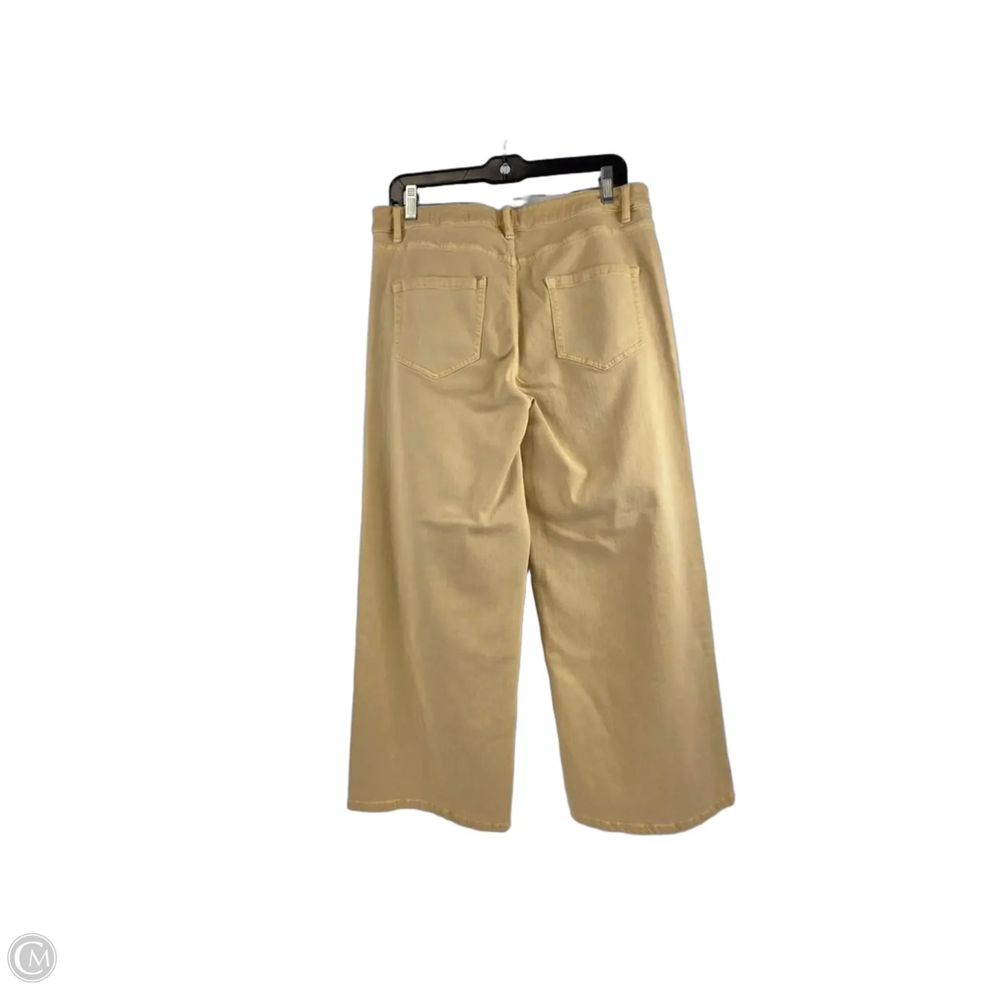 Jeans Wide Leg By J. Jill In Yellow, Size: 12