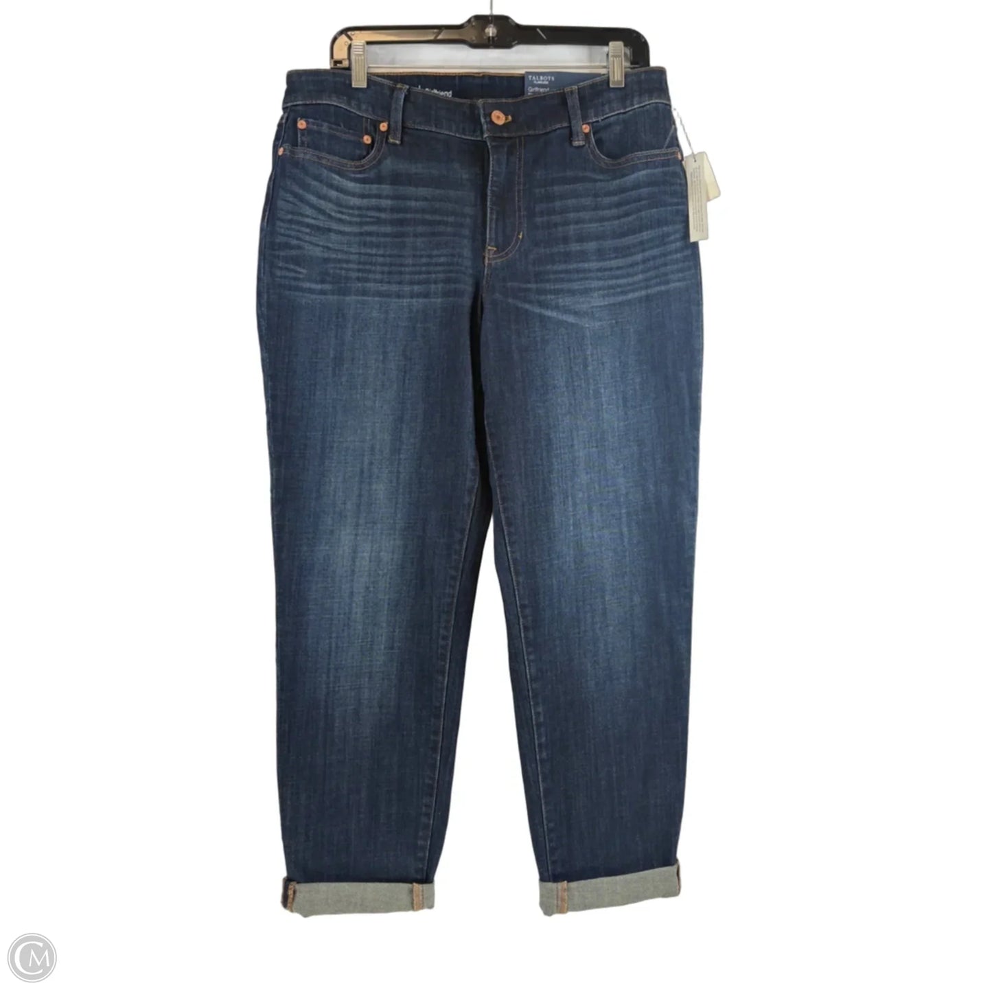 Jeans Straight By Talbots In Blue Denim, Size: 10