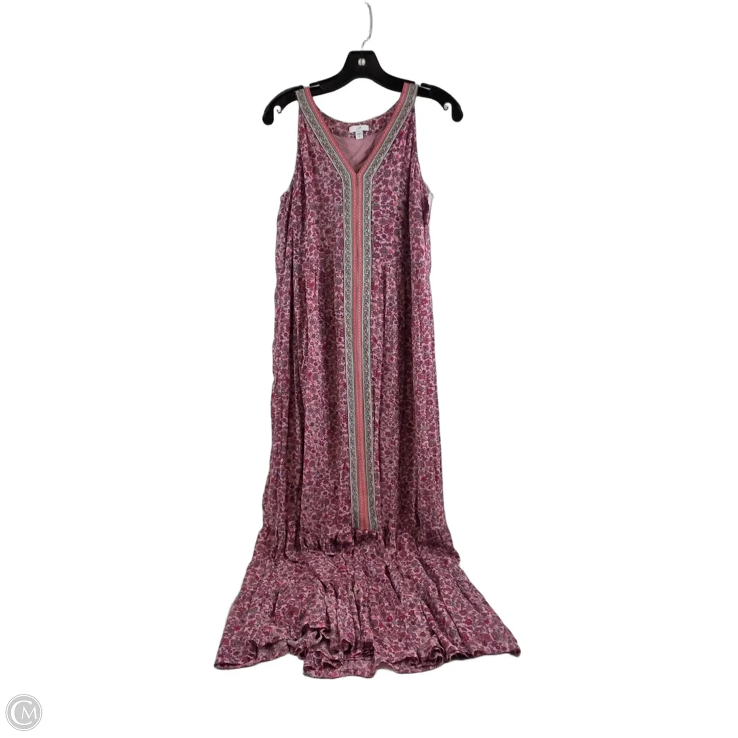Dress Casual Maxi By J. Jill In Pink, Size: S