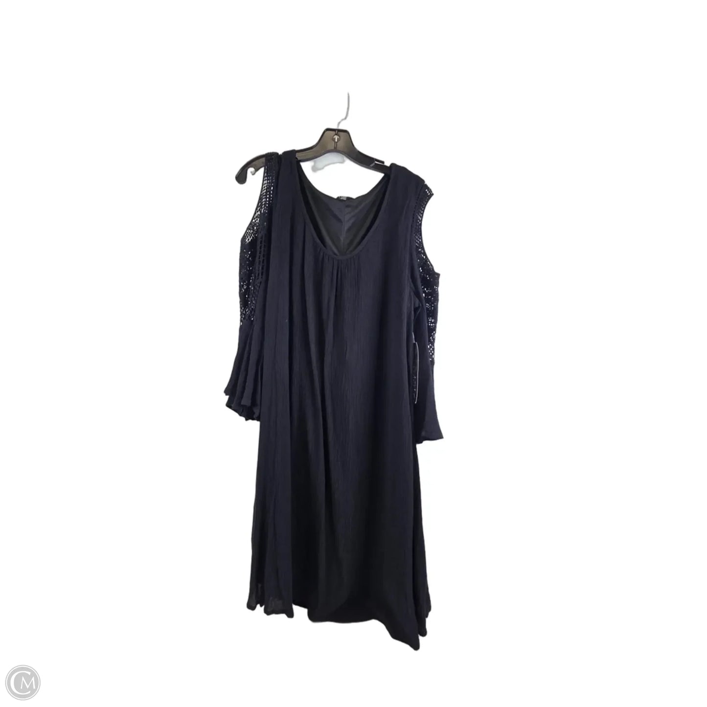 Swimwear Cover-up By Nina Leonard In Black, Size: Xl