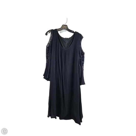 Swimwear Cover-up By Nina Leonard In Black, Size: Xl