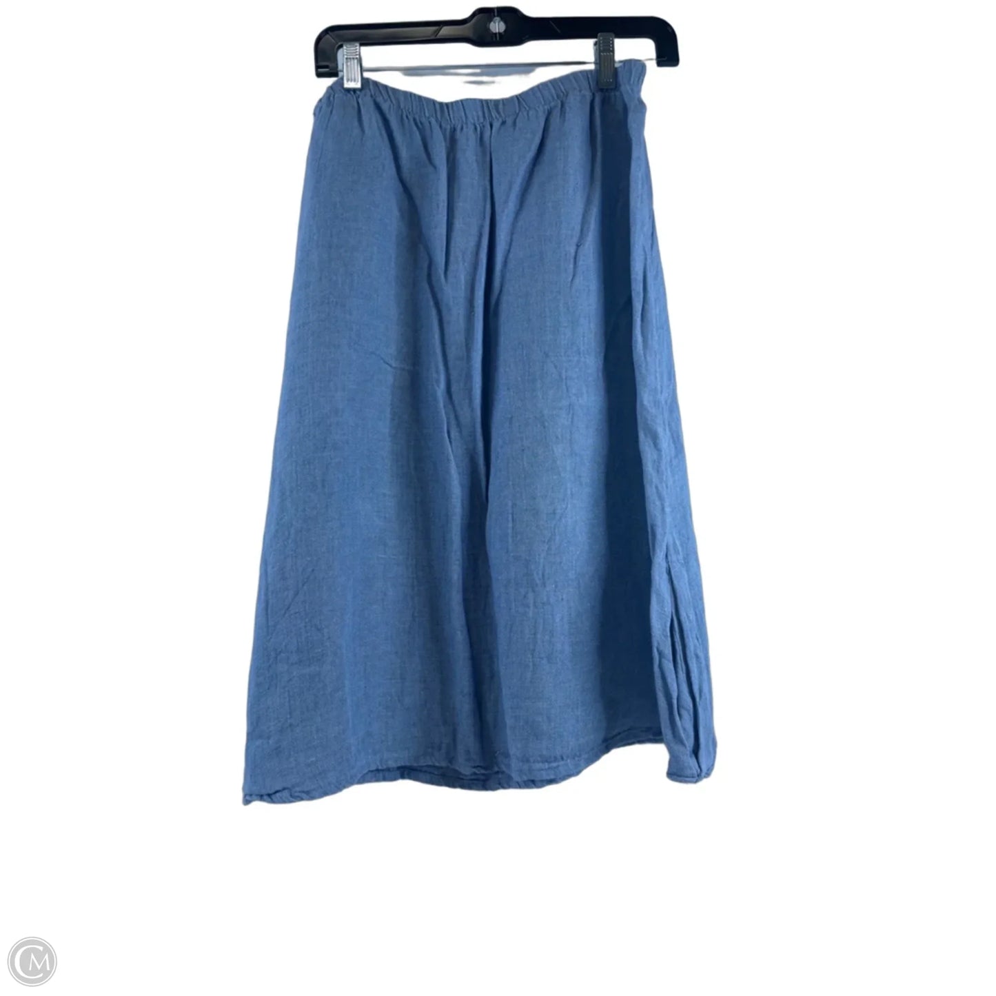 Skirt Midi By Flax In Blue, Size: 10
