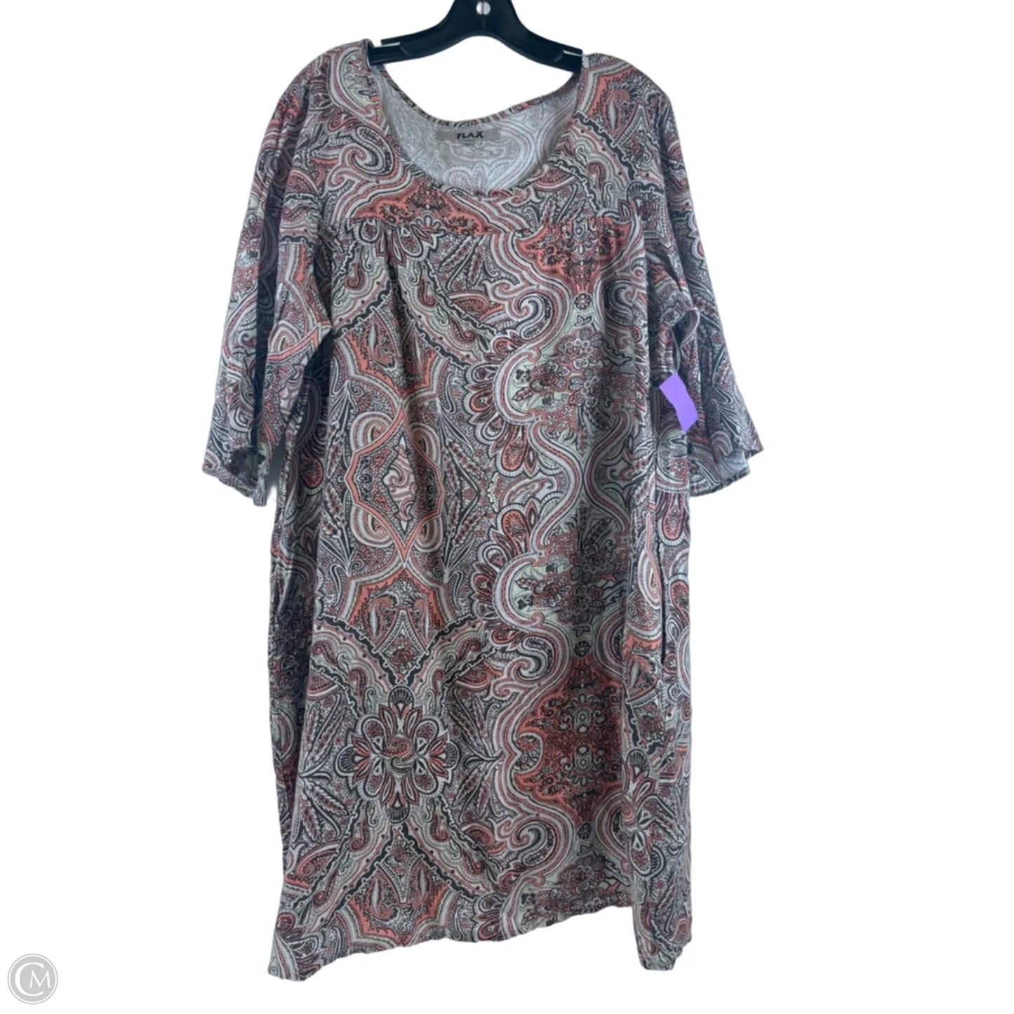 Dress Casual Midi By Flax In Paisley Print, Size: M