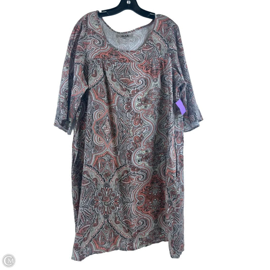 Dress Casual Midi By Flax In Paisley Print, Size: M