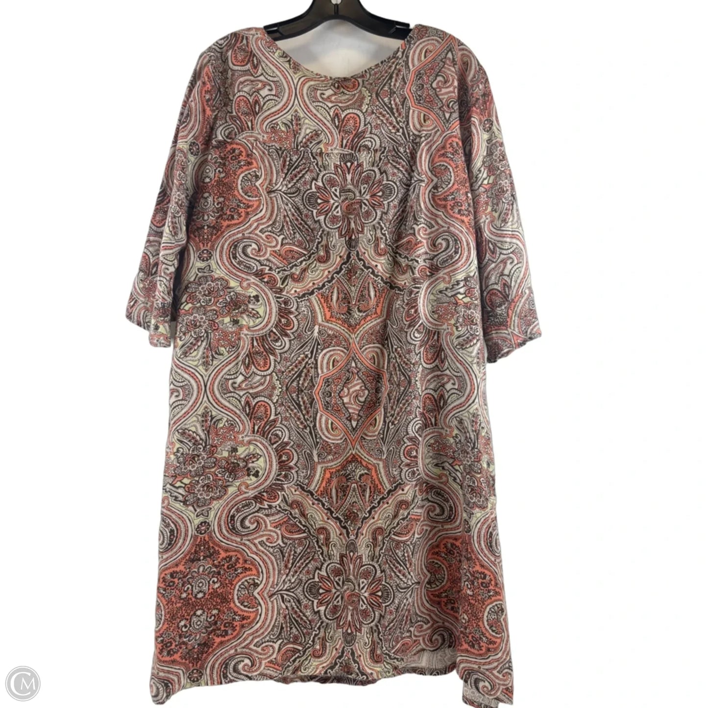 Dress Casual Midi By Flax In Paisley Print, Size: M