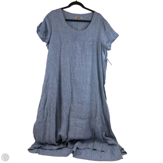 Dress Casual Maxi By Flax In Blue Denim, Size: M