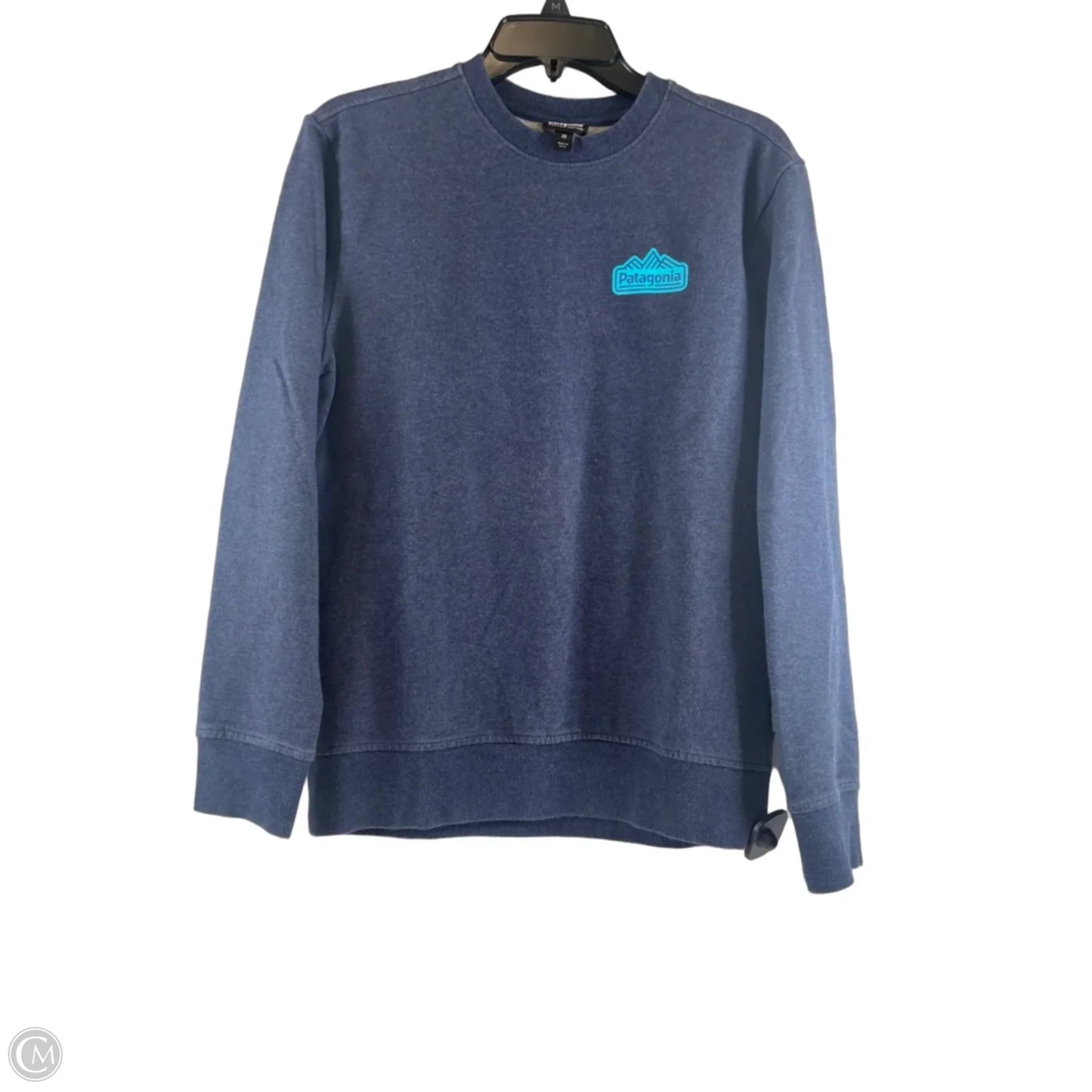 Sweatshirt Crewneck By Patagonia In Blue Denim, Size: Xs