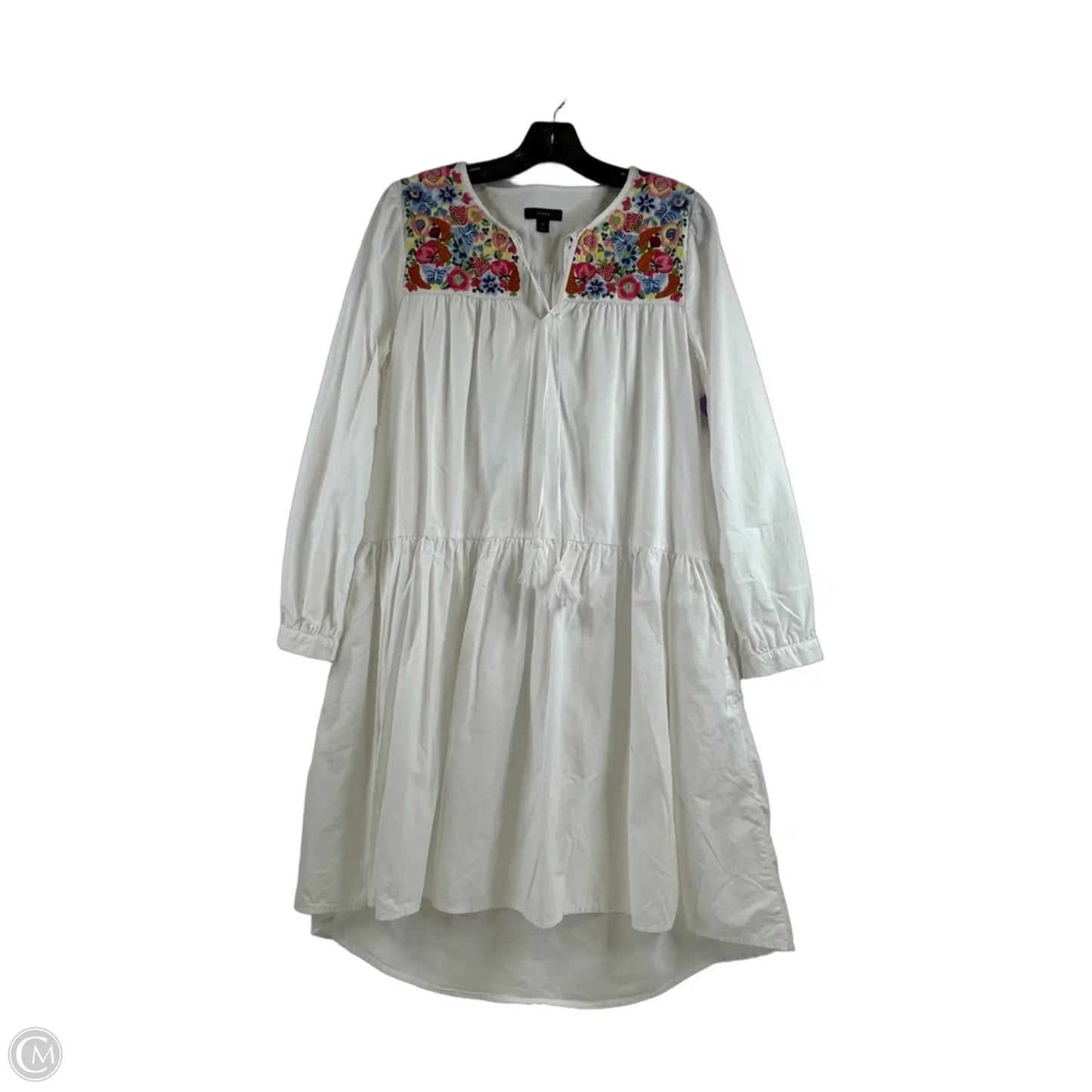 Dress Casual Midi By J. Crew In White, Size: M
