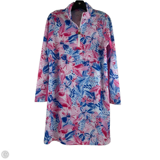 Athletic Dress By Stella Parker In Pink & White, Size: S