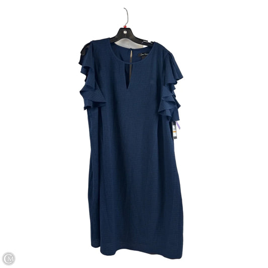 Dress Casual Midi By Jessica Howard In Navy, Size: Xl