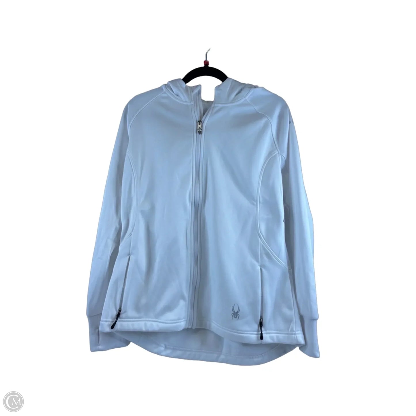 Athletic Jacket By Spyder In White, Size: Xl