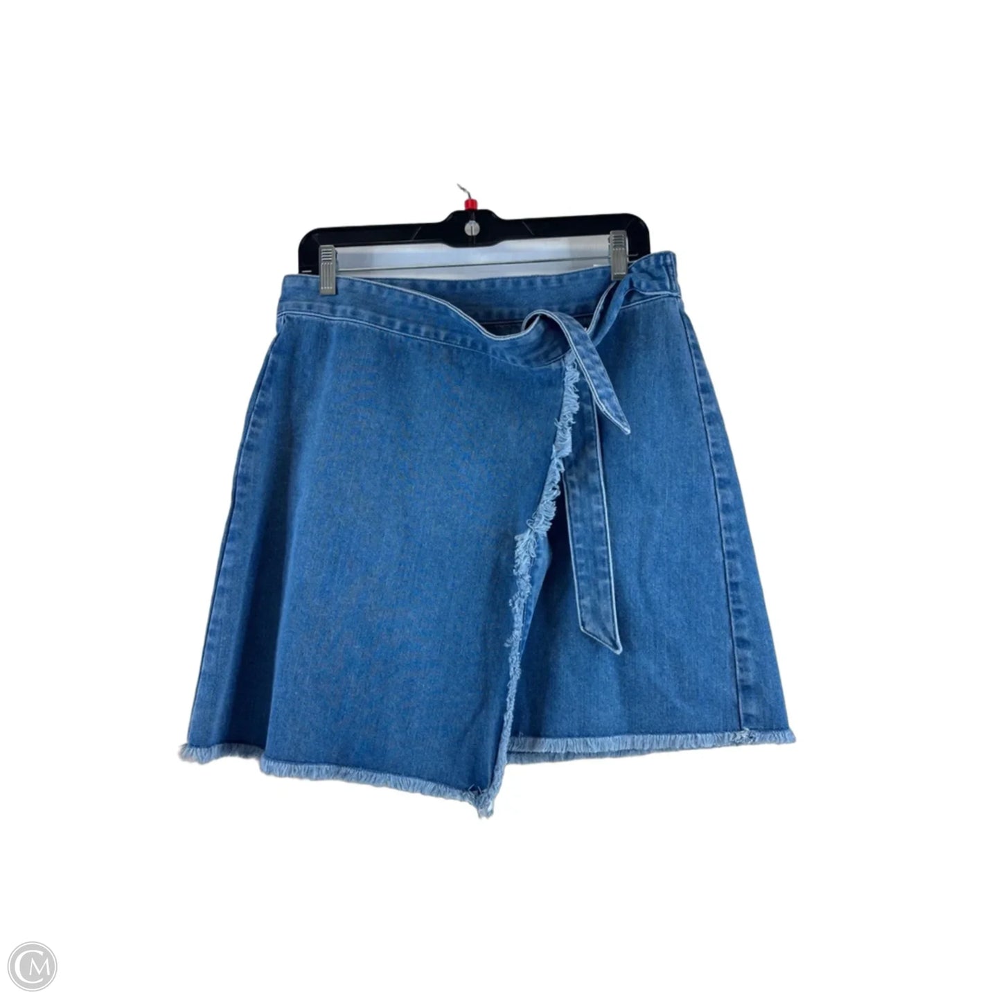 Skirt Mini & Short By Loft In Blue Denim, Size: 8