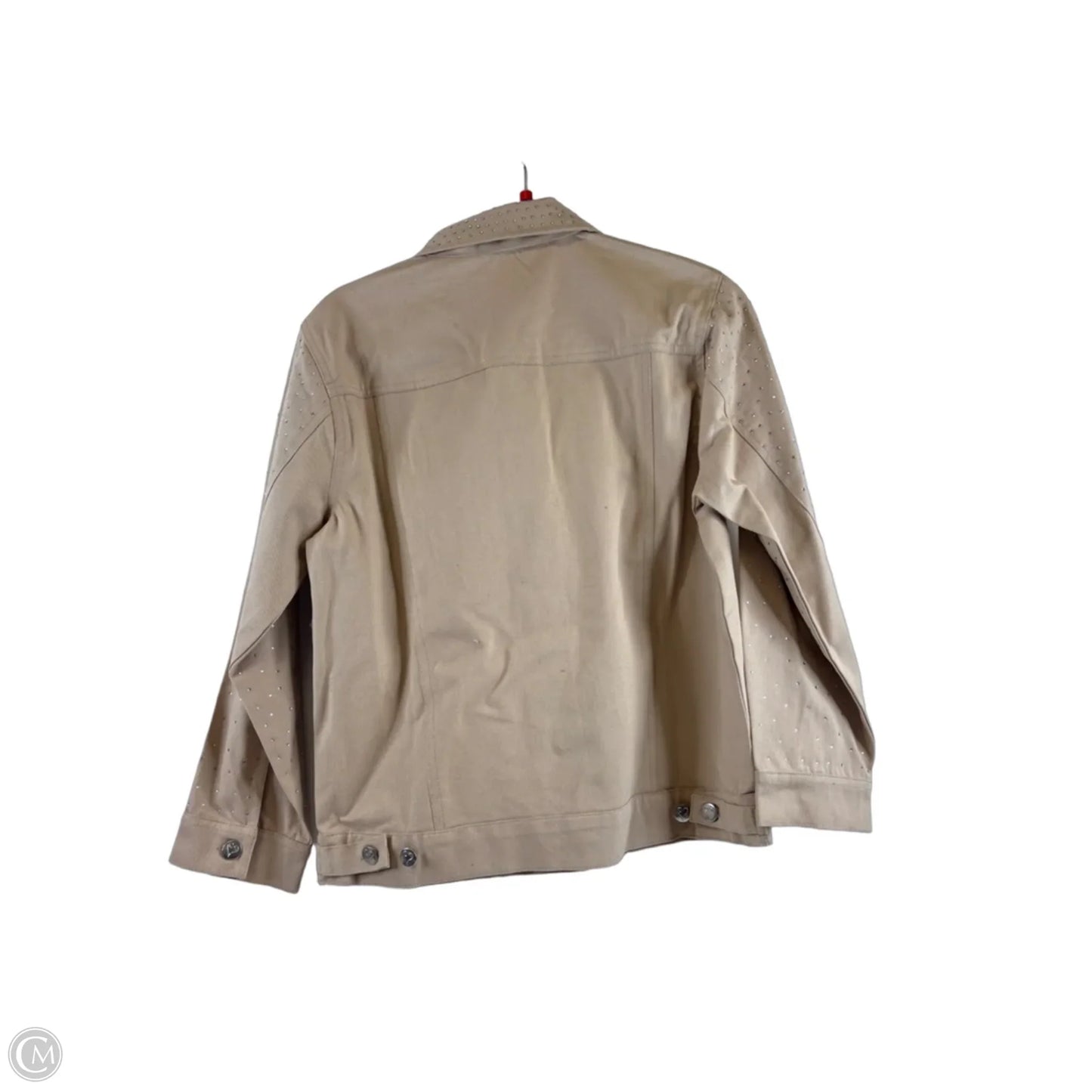 Jacket Denim By Colleen Lopez In Brown Denim, Size: Xs