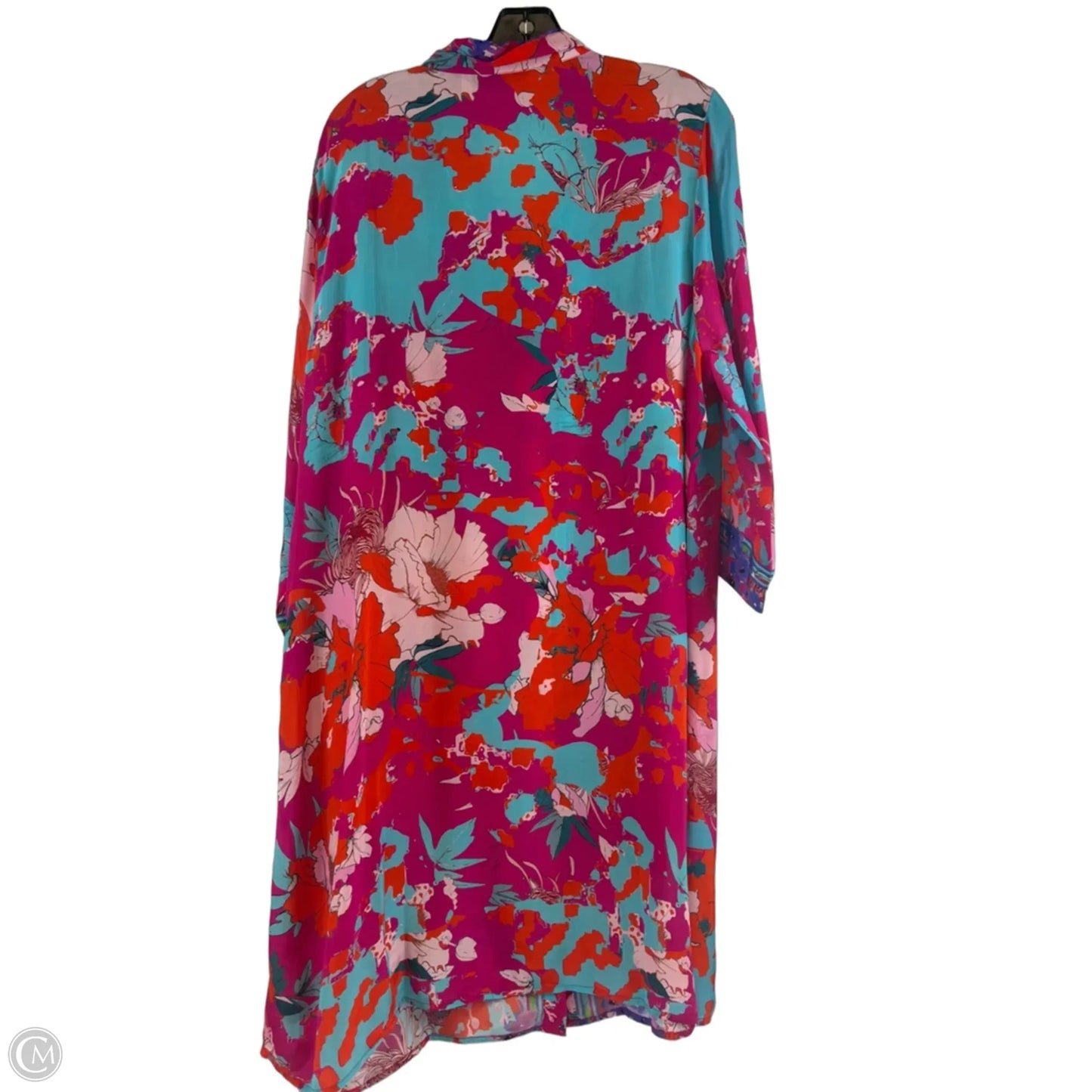 Dress Casual Midi By Soft Surroundings In Blue & Purple, Size: 1x