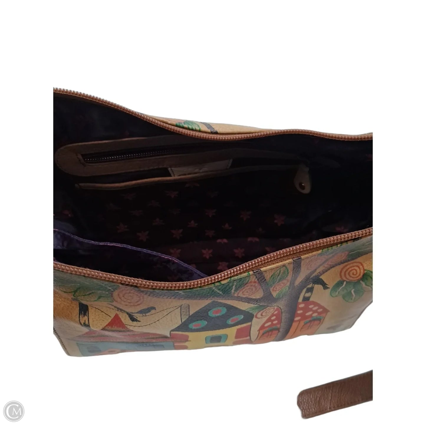 Handbag By Anuschka, Size: Large