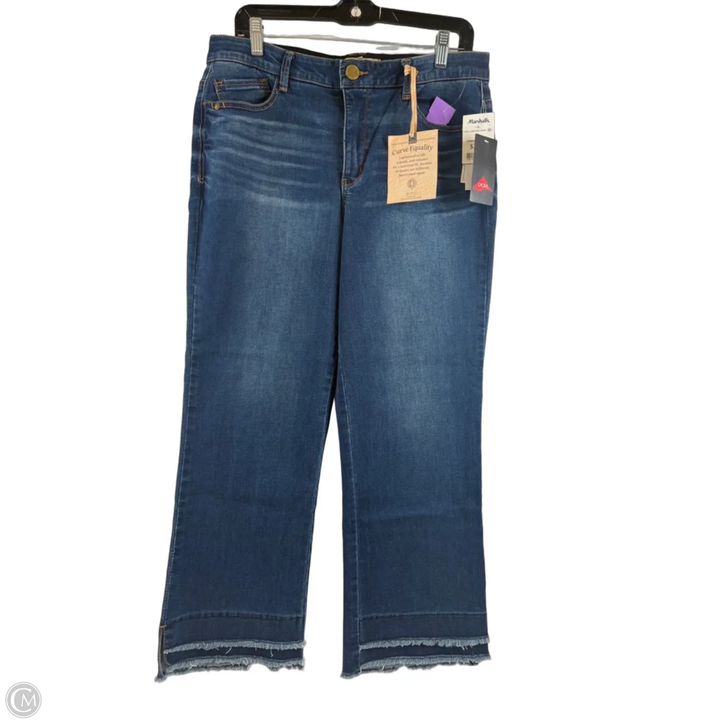 Jeans Straight By Democracy In Blue Denim, Size: 12