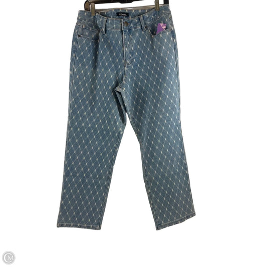 Jeans Straight By D Jeans In Blue Denim, Size: 12