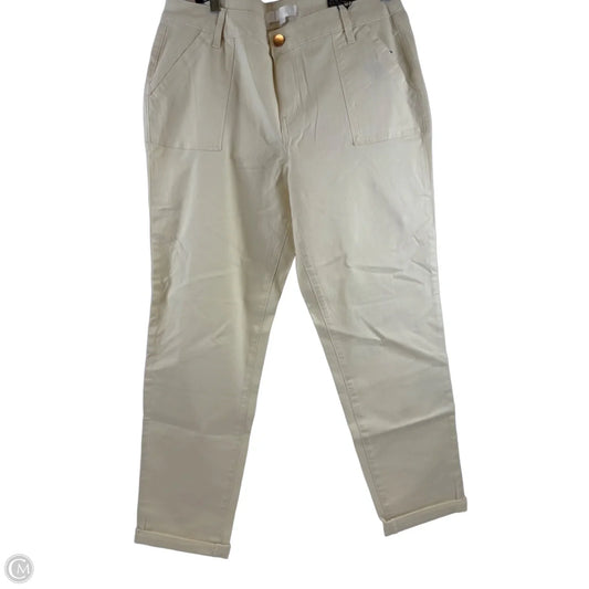 Jeans Skinny By 1822 Denim In Cream, Size: 14