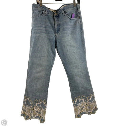 Jeans Boot Cut By Pilcro In Blue Denim, Size: 14