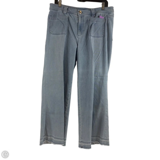 Jeans Cropped By J. Jill In Blue Denim, Size: 10