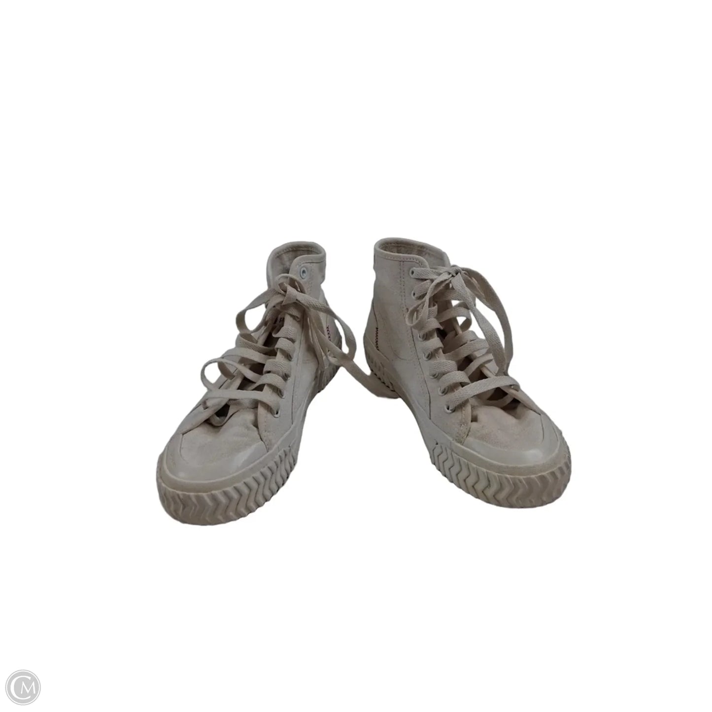 Shoes Sneakers By Skechers In Cream, Size: 6.5