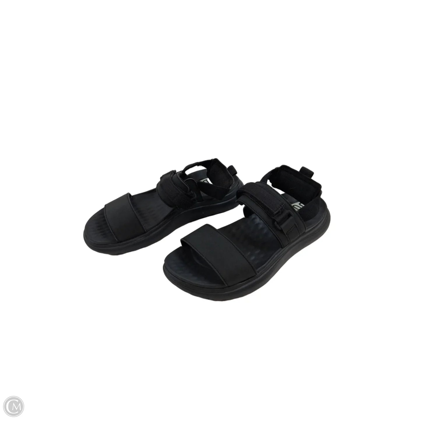 Sandals Flats By Hey Dude In Black, Size: 9