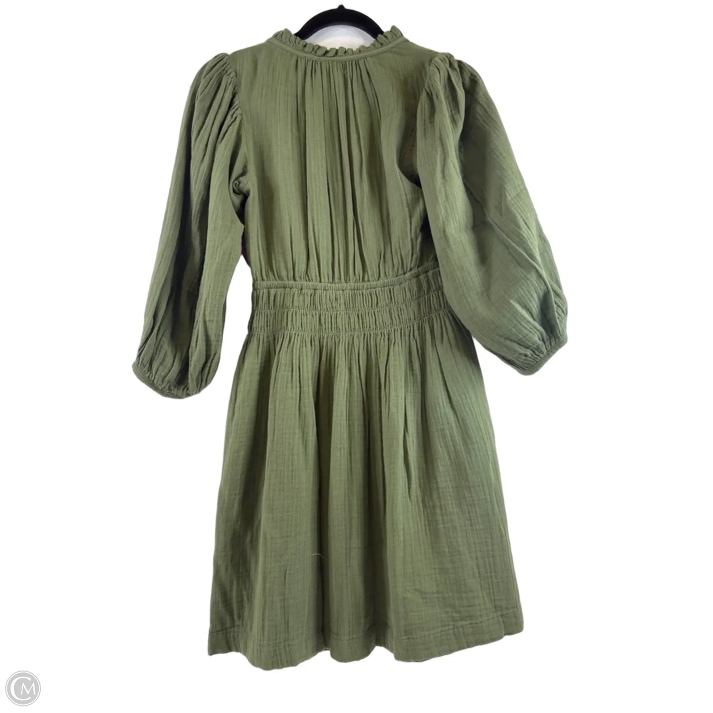 Dress Casual Midi By Gap In Green, Size: Xs