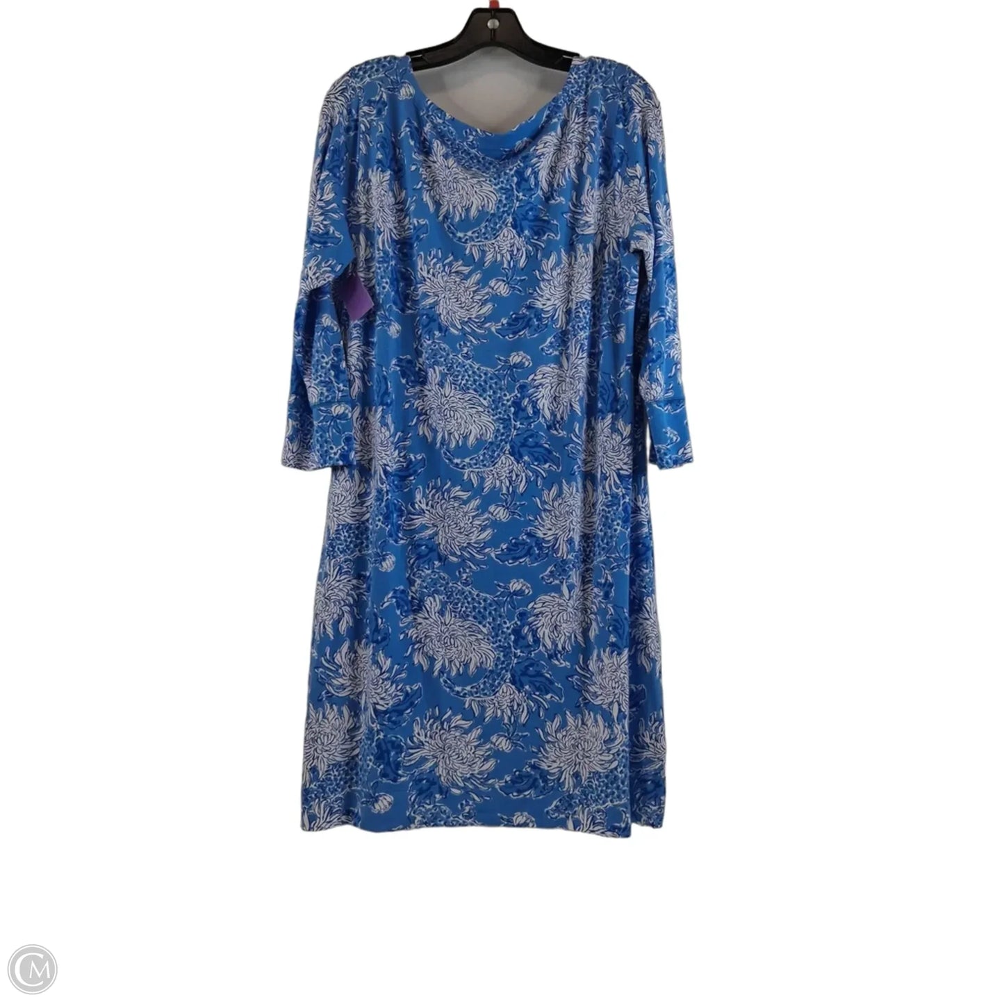Dress Designer By Lilly Pulitzer In Blue & White, Size: Xl