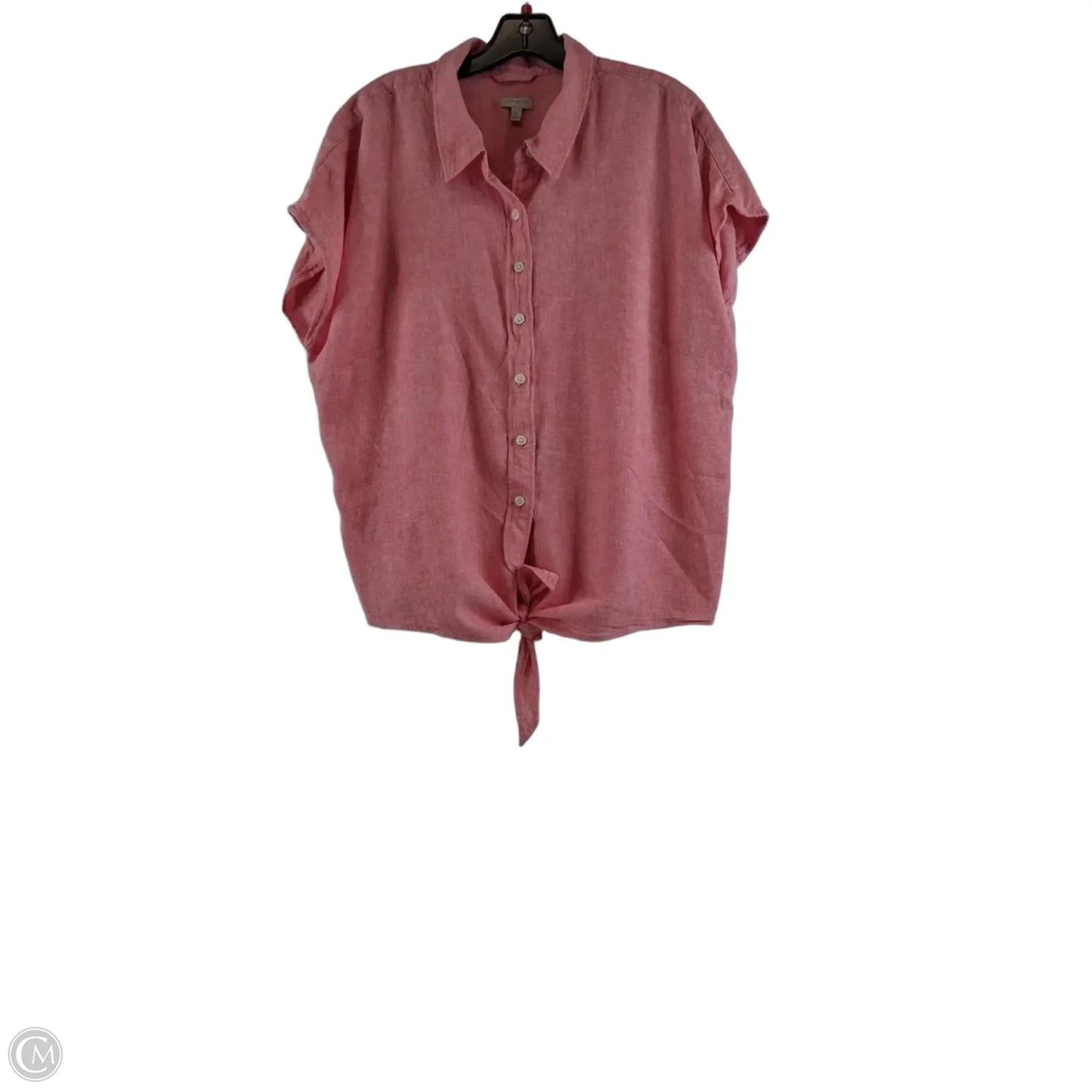 Top Short Sleeve By Talbots In Red, Size: Xl