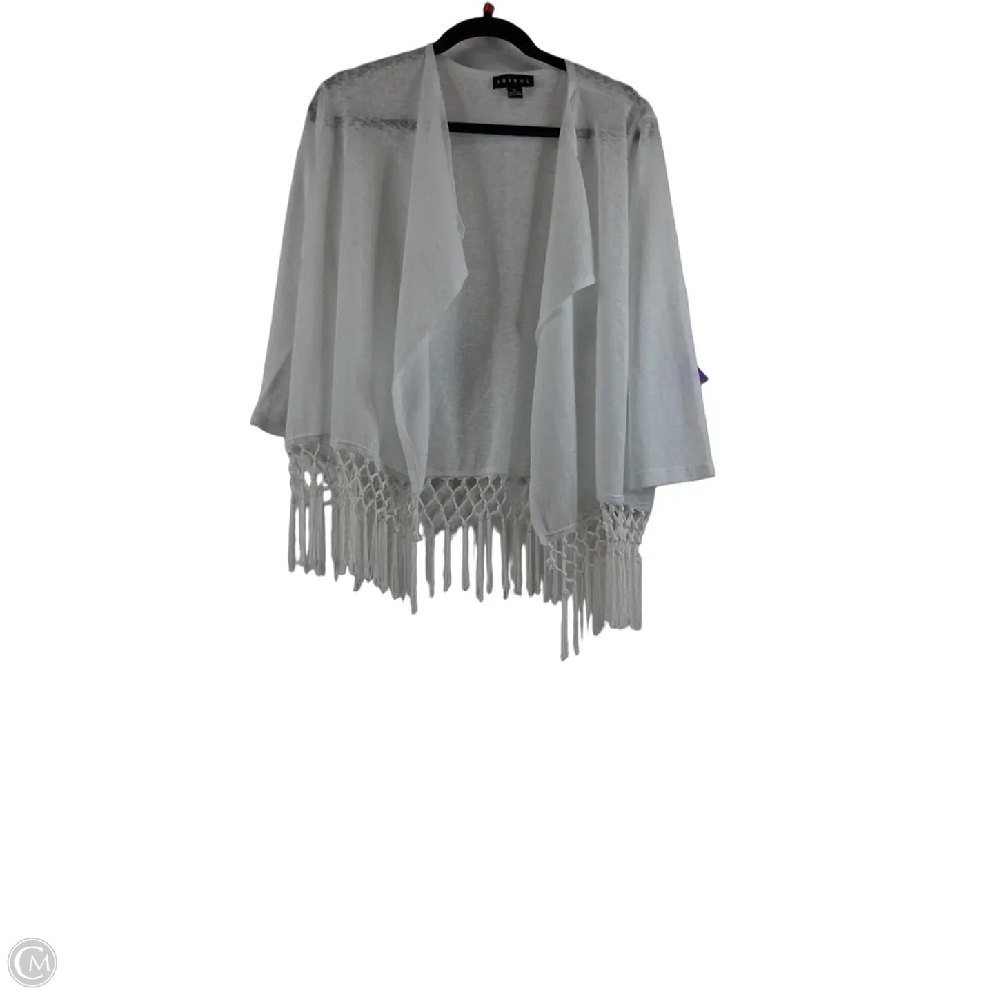Cardigan By Tribal In White, Size: Xl