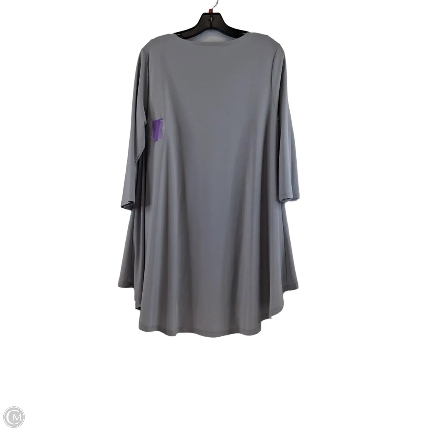 Top Long Sleeve By Clothes Mentor In Grey, Size: L