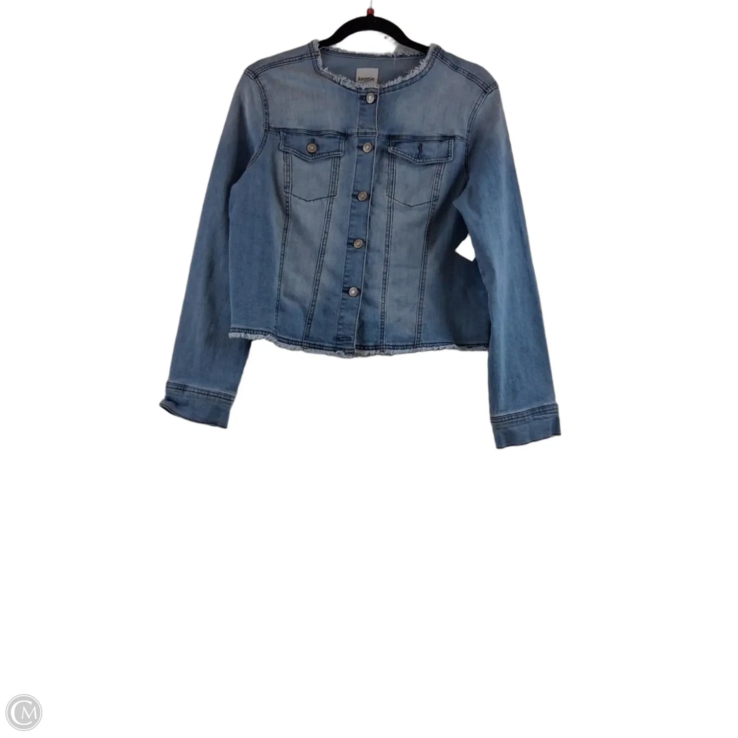 Jacket Denim By Kensie In Blue Denim, Size: M