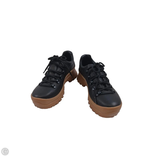 Shoes Hiking By Merrell In Black & Tan, Size: 7.5