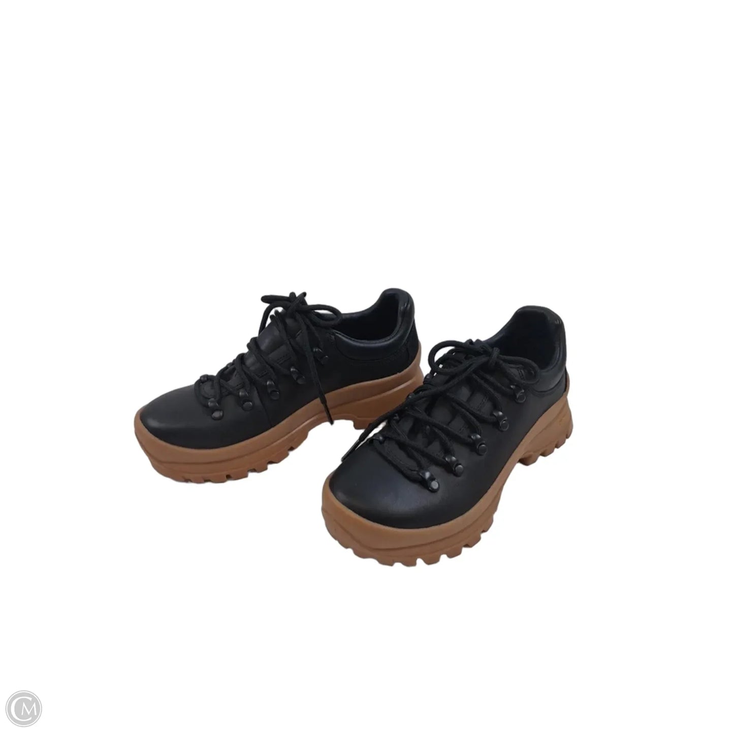 Shoes Hiking By Merrell In Black & Tan, Size: 7.5