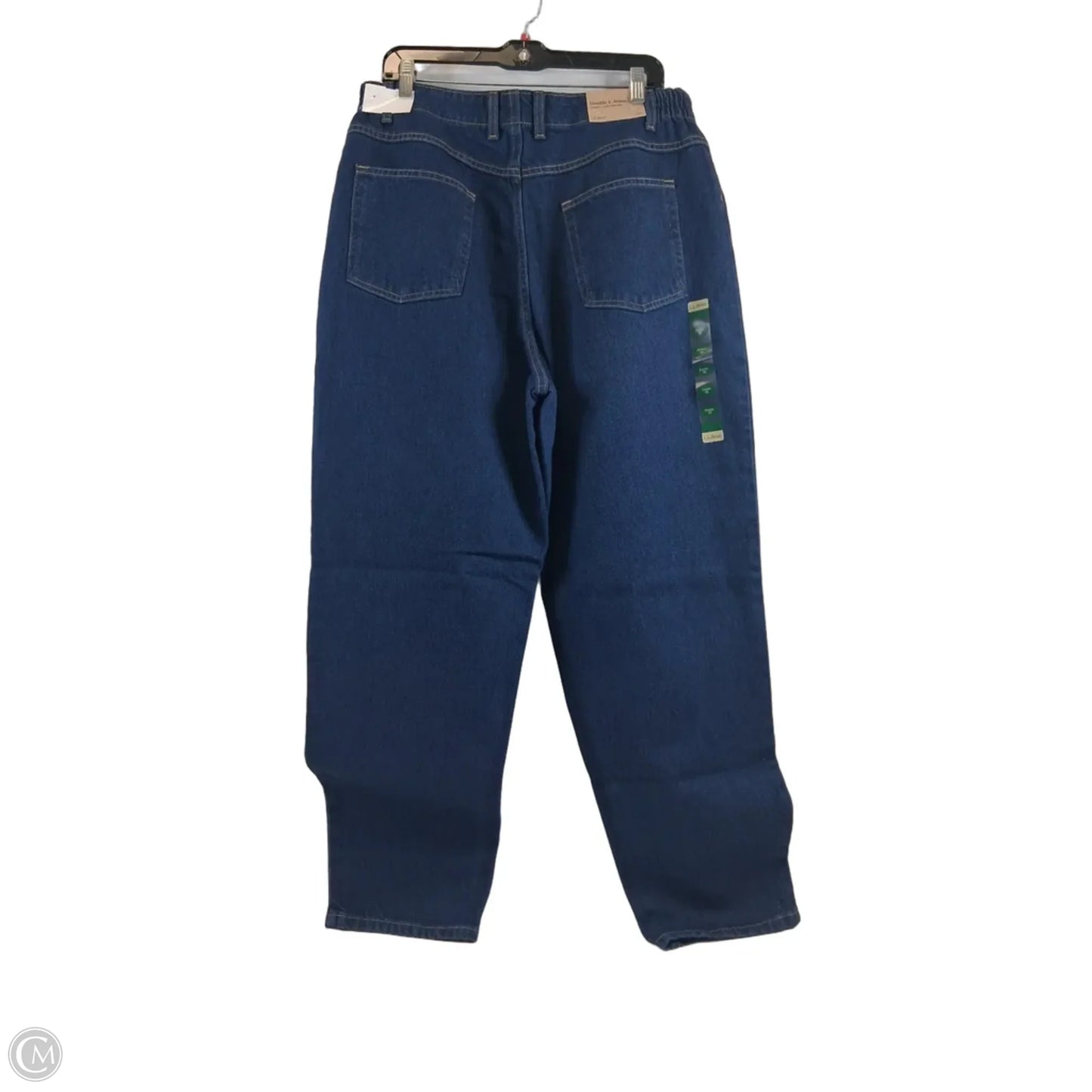 Jeans Straight By L.l. Bean In Blue Denim, Size: 20