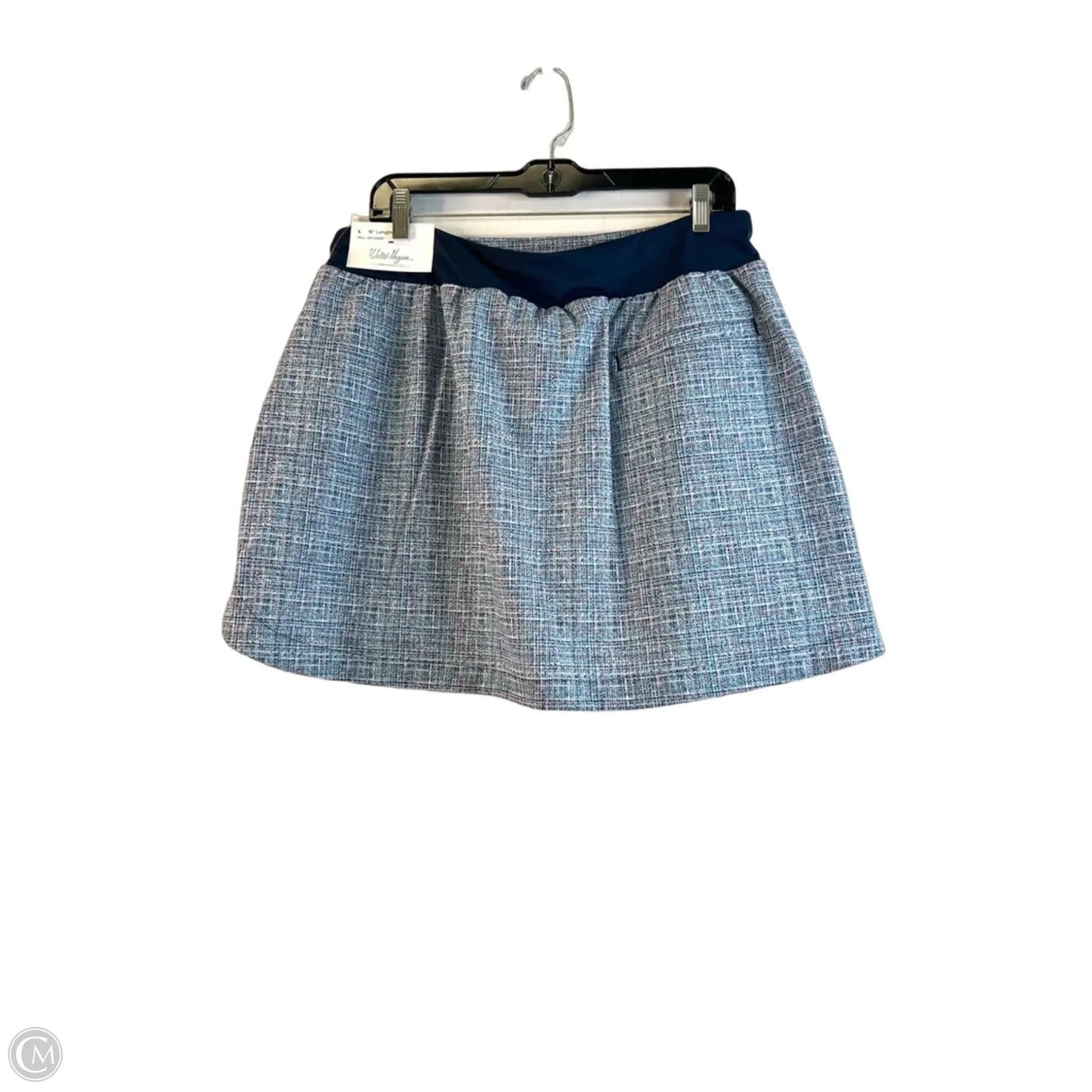 Athletic Skort By Clothes Mentor In Blue & Pink, Size: L