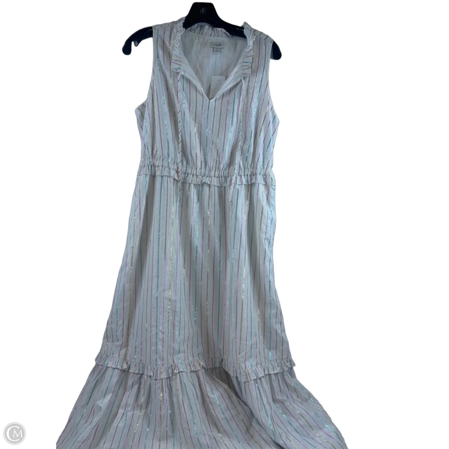 Dress Casual Maxi By J. Crew In Striped Pattern, Size: S