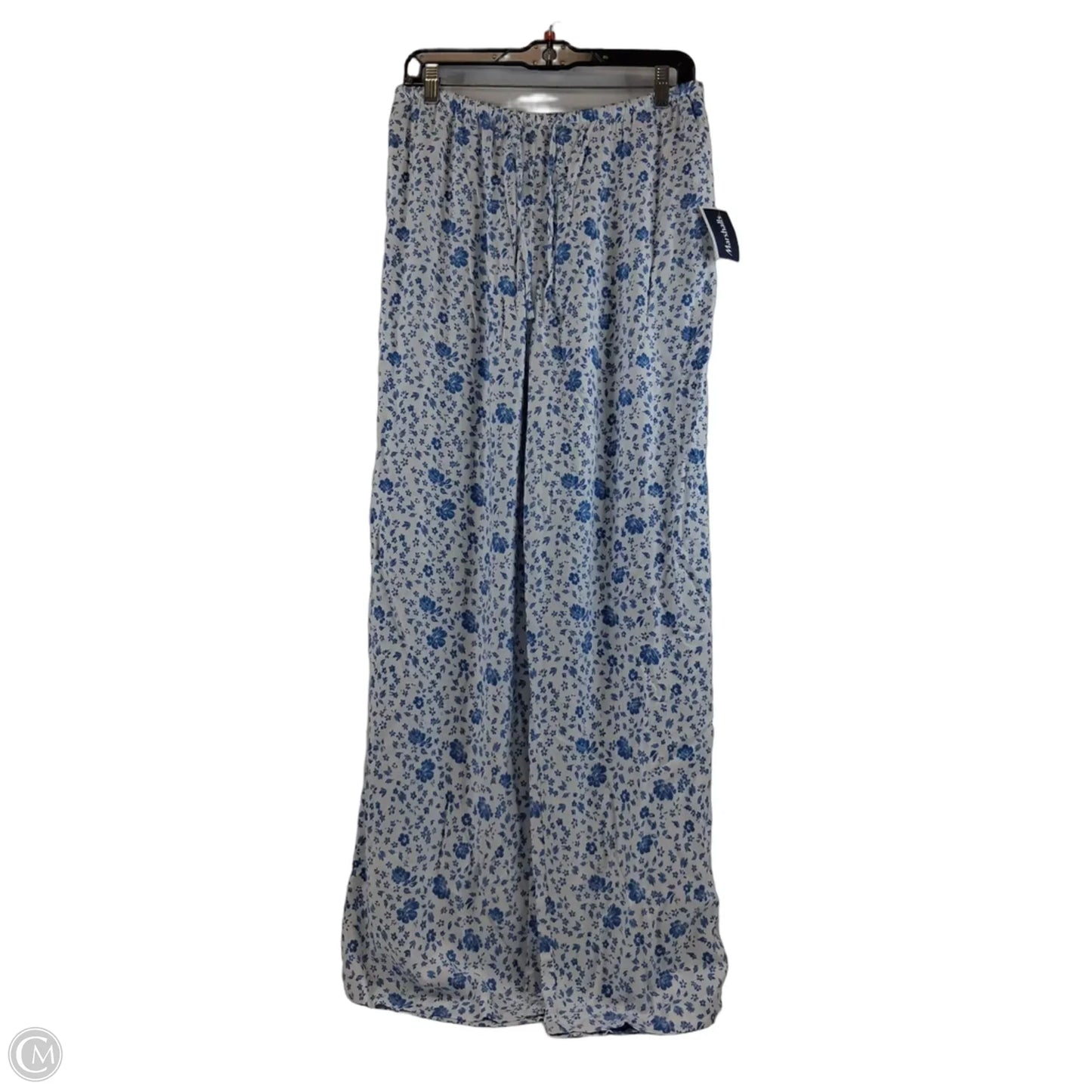 Pants Wide Leg By Sincerely Jules In Blue & White, Size: 12