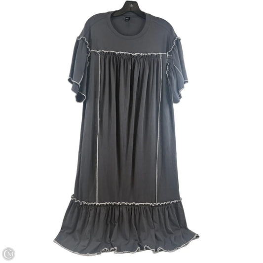 Dress Casual Maxi By Clothes Mentor In Grey & White, Size: S