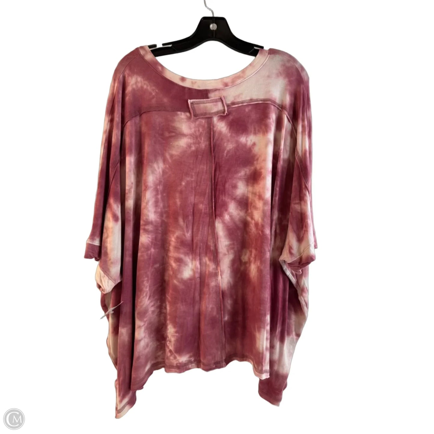 Top Short Sleeve By Three Bird Nest In Tie Dye Print, Size: M