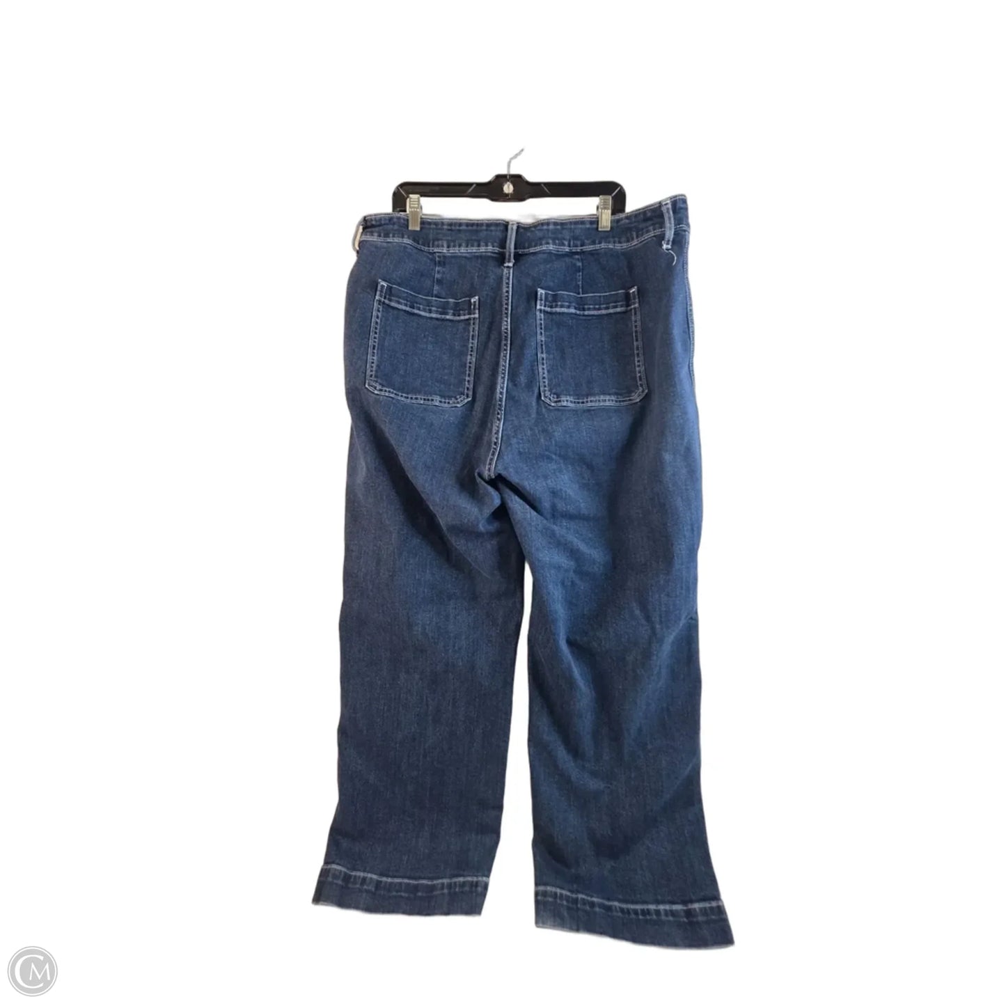 Jeans Wide Leg By Old Navy In Blue Denim, Size: 18
