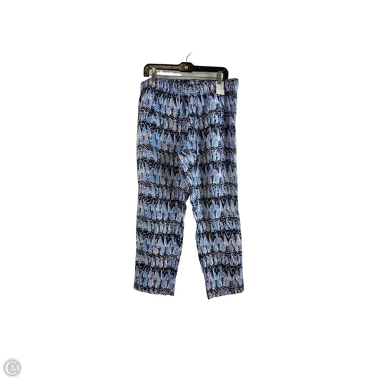 Pants Designer By Lilly Pulitzer In Blue & White, Size: M