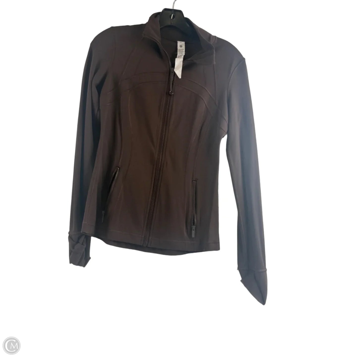 Athletic Jacket By Lululemon In Brown, Size: S