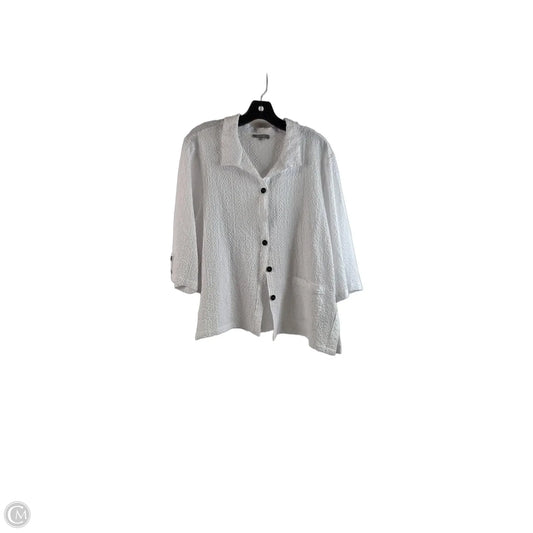 Top Short Sleeve By Habitat In White, Size: Xl