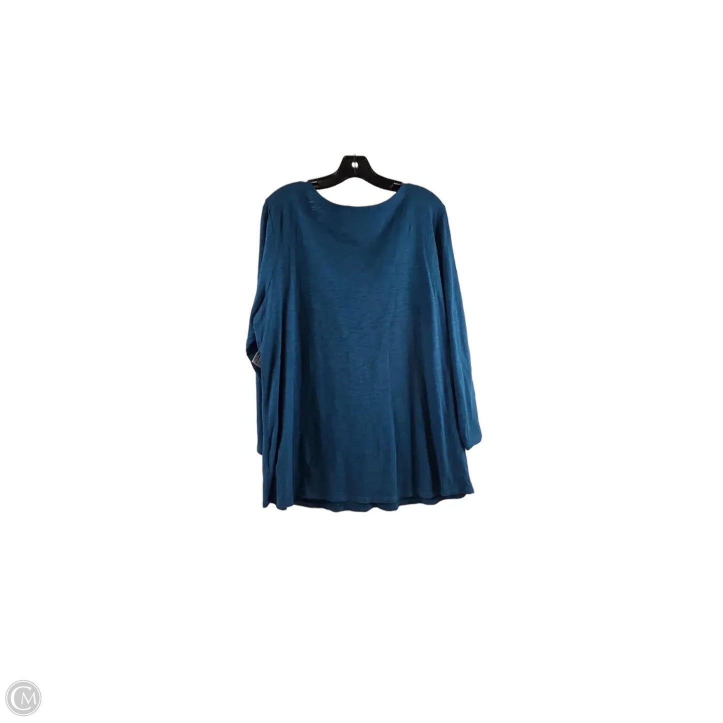 Top Long Sleeve By Habitat In Teal, Size: Xl