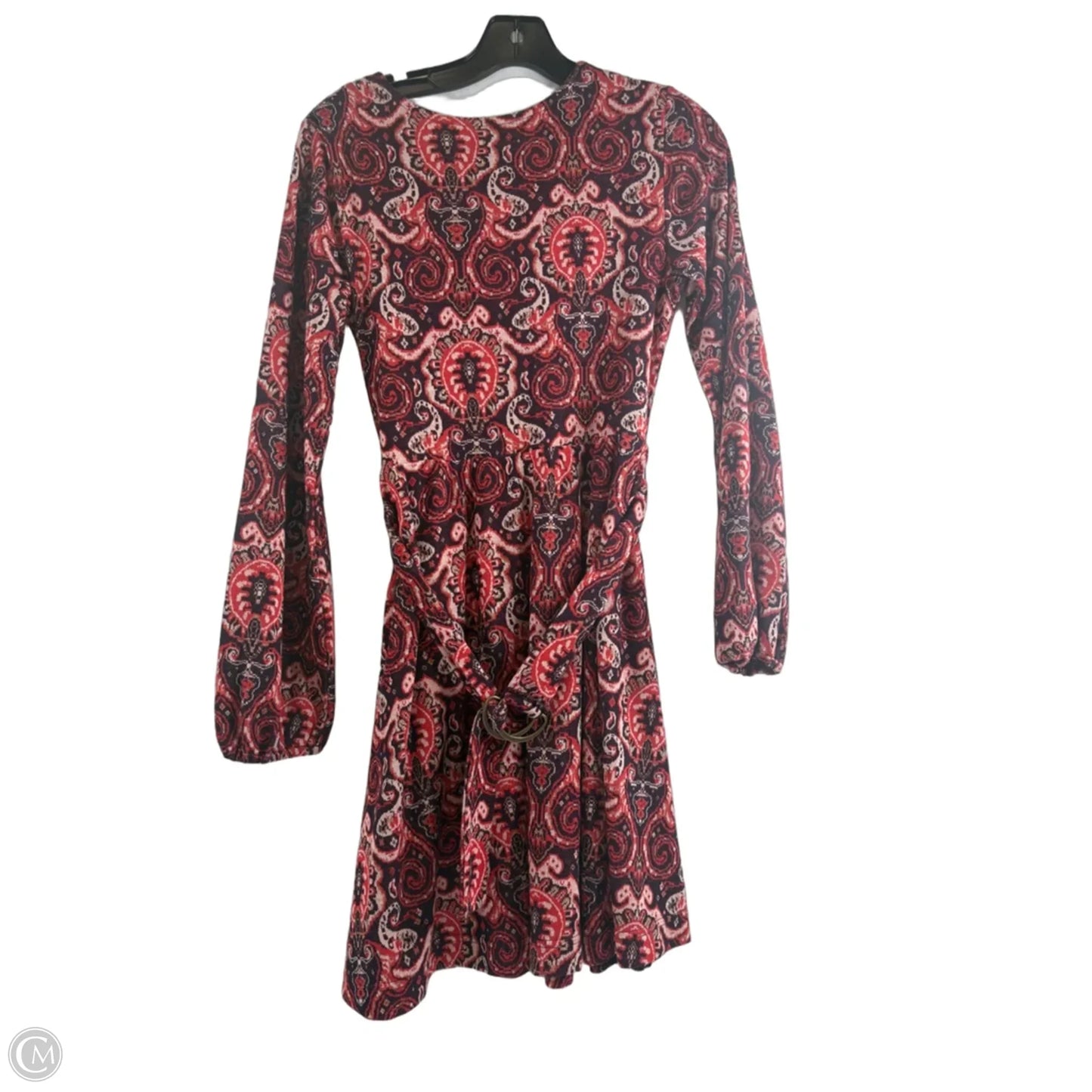 Dress Casual Midi By Maeve In Orange & Purple, Size: S